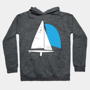 I-20 Scow Sailboat Hoodie